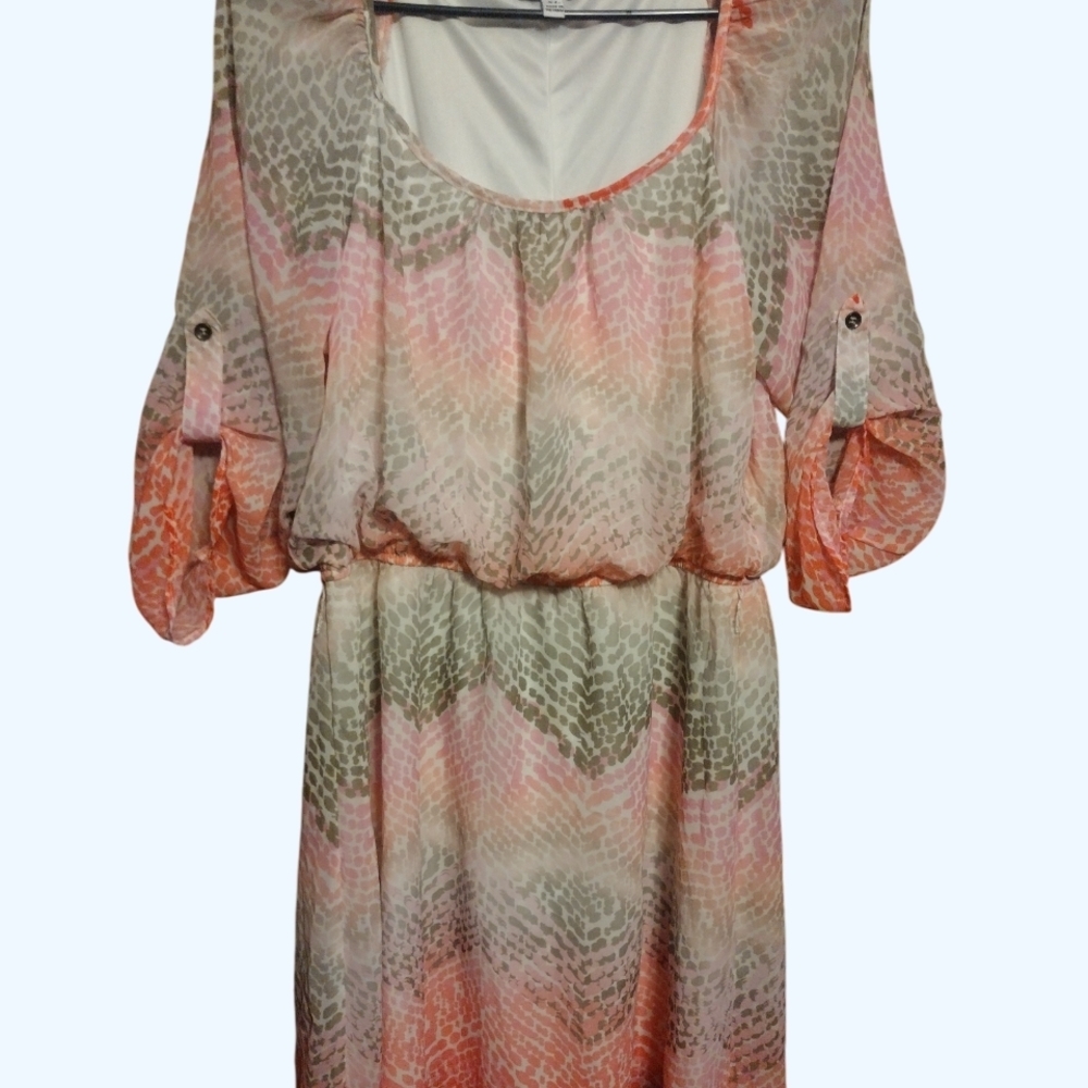 Speechless Multicolor Midi Dress - Picture 1 of 6